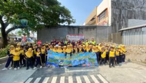 Satlantas Polres Metro Tangerang Kota Edukasi Keselamatan Lalu Lintas di TK Ar Rizqi Lewat Program Polsanak. - thewasesanews.com
