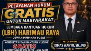 HUT Kota Depok ke-27 LBH Harimau Raya Gelar Konsultasi Hukum Gratis dan Posbakum bagi Masyarakat Kurang Mampu. - thewasesaness.com