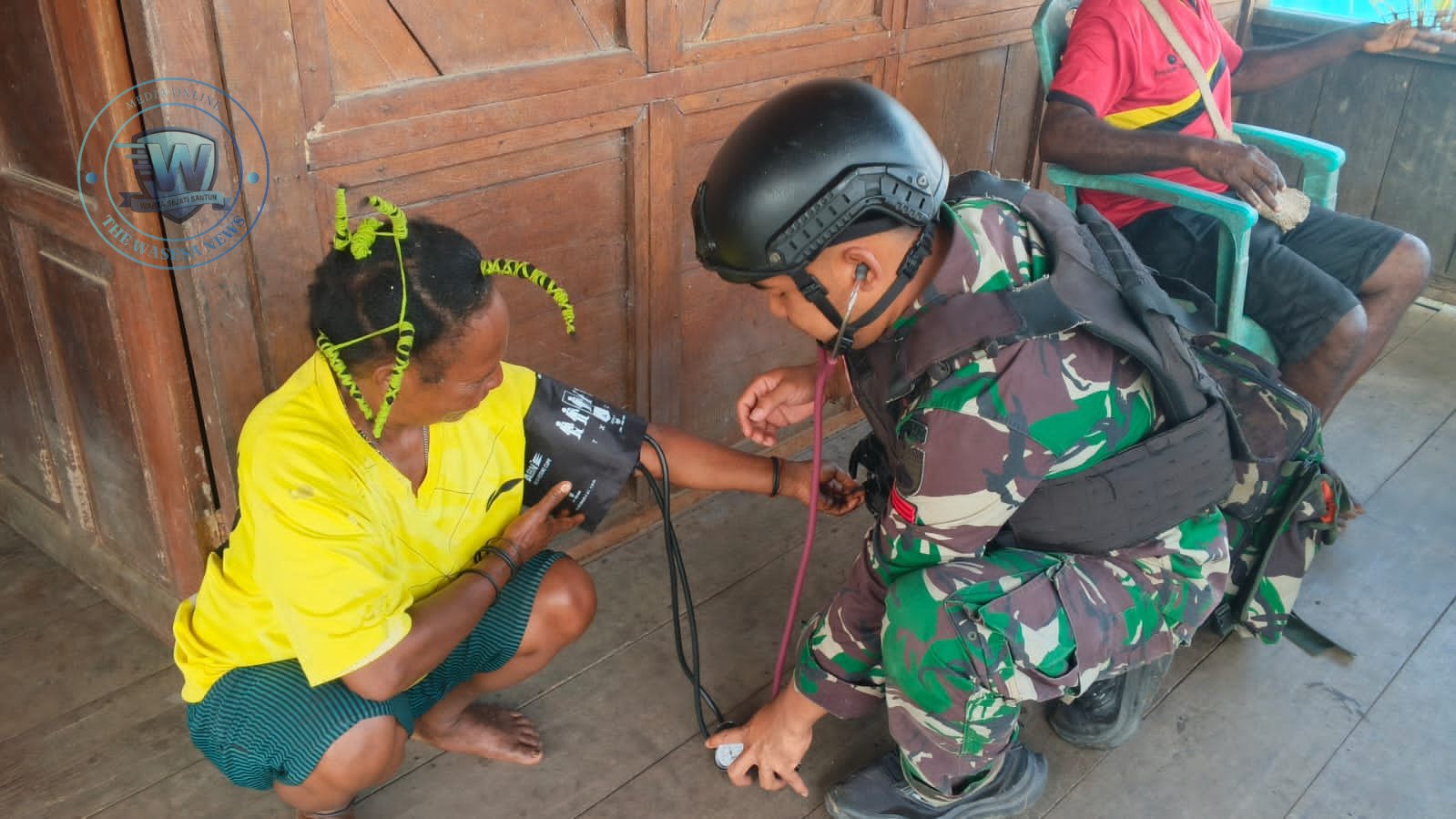 Satgas Yonif 410 Alugoro Berikan Pelayanan Kesehatan Gratis Bagi Warga Pedalaman Menci Papua Barat. - thewasesanews.com