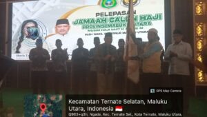 Pelepasan Jamaah Haji Maluku Utara 2026 Wagub Al Yasin Ali Lepas 785 Calon Haji ke Makassar. - thewasesanews.com