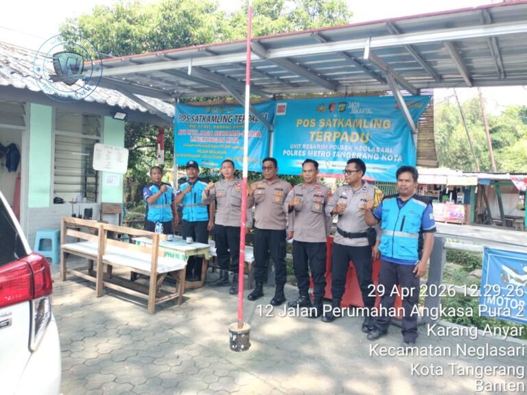 Polres Metro Tangerang Kota Nilai Satkamling Karang Anyar Perkuat Keamanan Lingkungan Berbasis Partisipasi Masyarakat. - thewasesanews.com