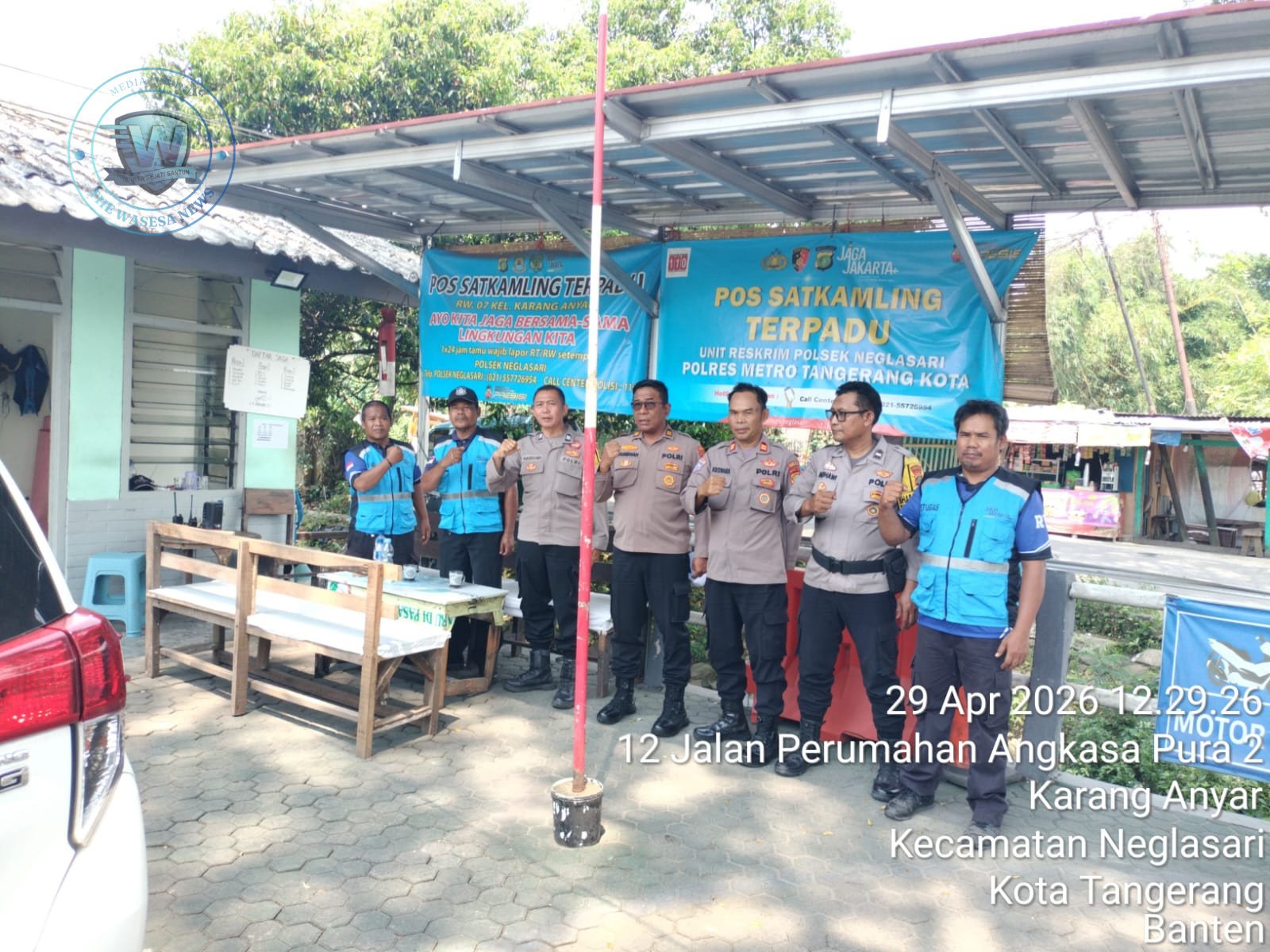Polres Metro Tangerang Kota Nilai Satkamling Karang Anyar Perkuat Keamanan Lingkungan Berbasis Partisipasi Masyarakat. - thewasesanews.com