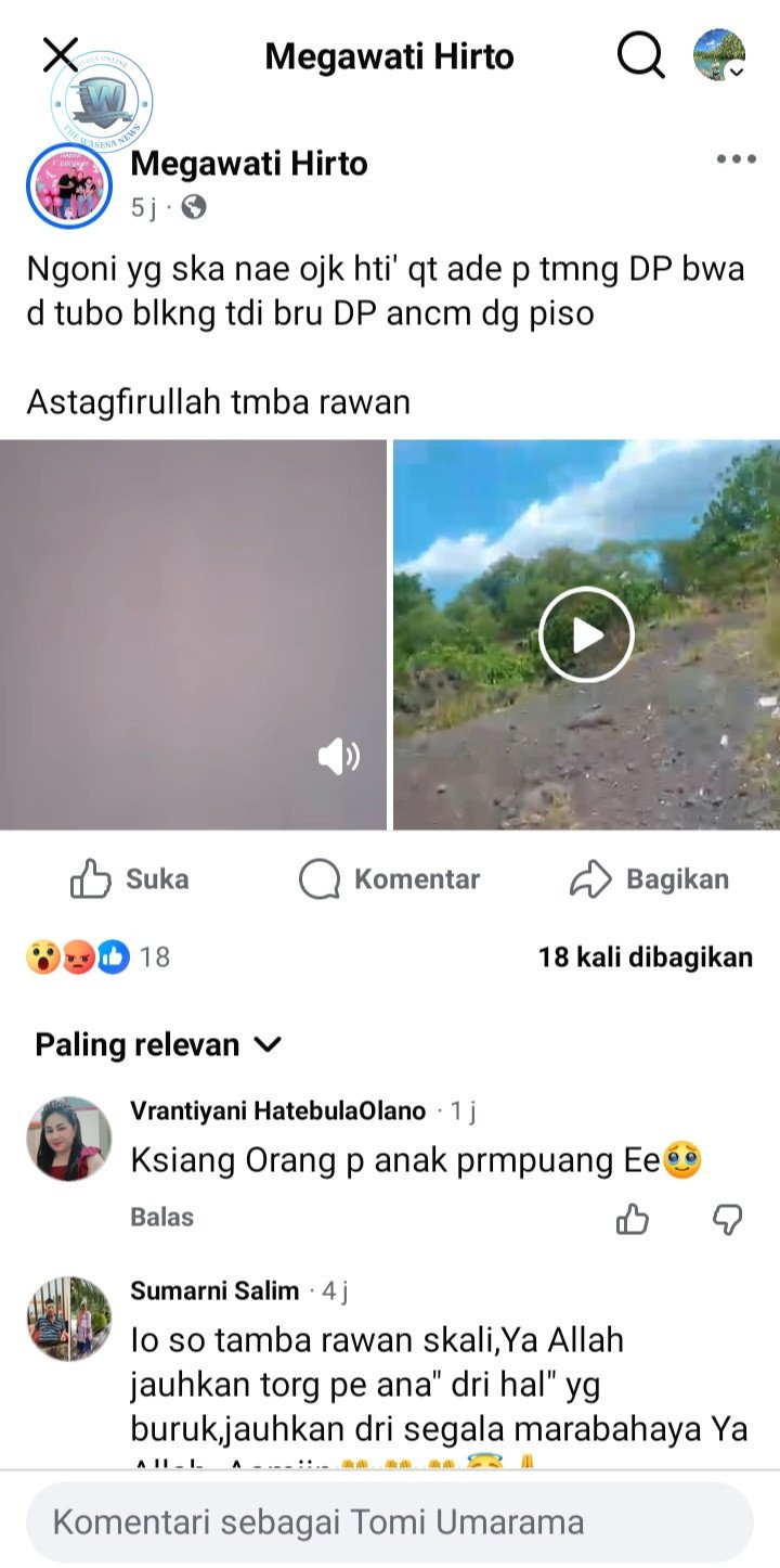 Viral Video Pengancaman Senjata Tajam di Ternate Warga Resah Ojek Gelap Incar Mahasiswi di Kawasan Tubo. - thewasesanews.com