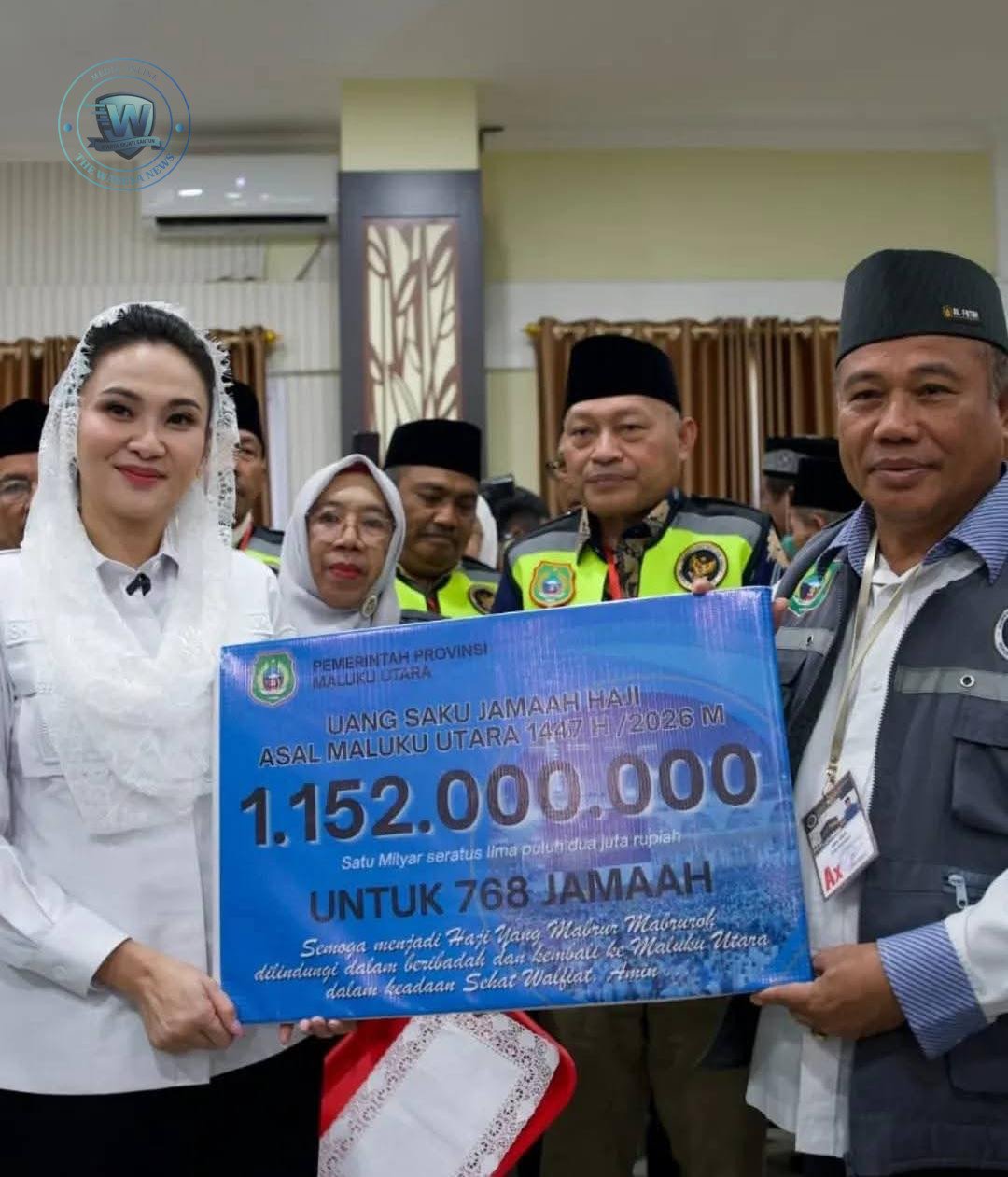 Gubernur Sherly Laos Lepas 767 Jemaah Haji Maluku Utara. - thewasesanews.com