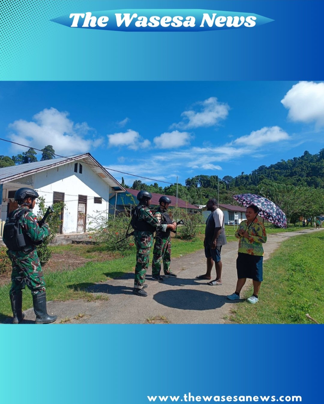 Satgas Yonif 410 Alugoro Gelar Anjangsana di Kampung Bofuwer Papua Barat. - thewasessnews.com
