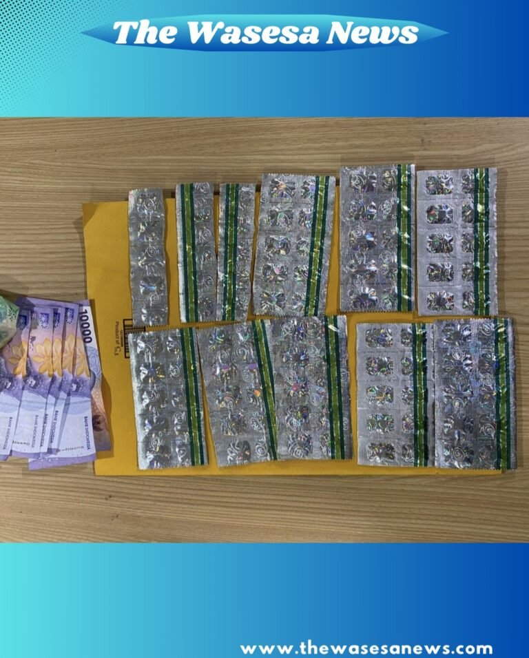 barang bukti ratusan butir Tramadol dan Hexymer saat diamankan di Mapolres Metro Tangerang Kota. - thewasesanews.com