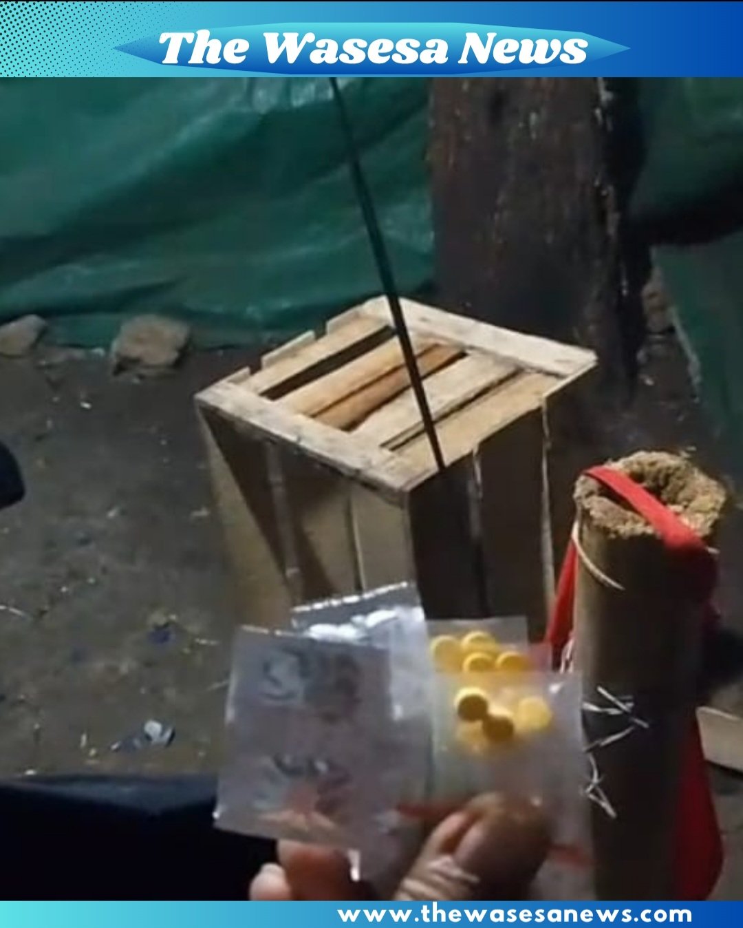 Lokasi gubuk diduga Praktik Penjualan Obat Keras Tramadol di Rajeg Sukatani Permai. - thewasesanews.com