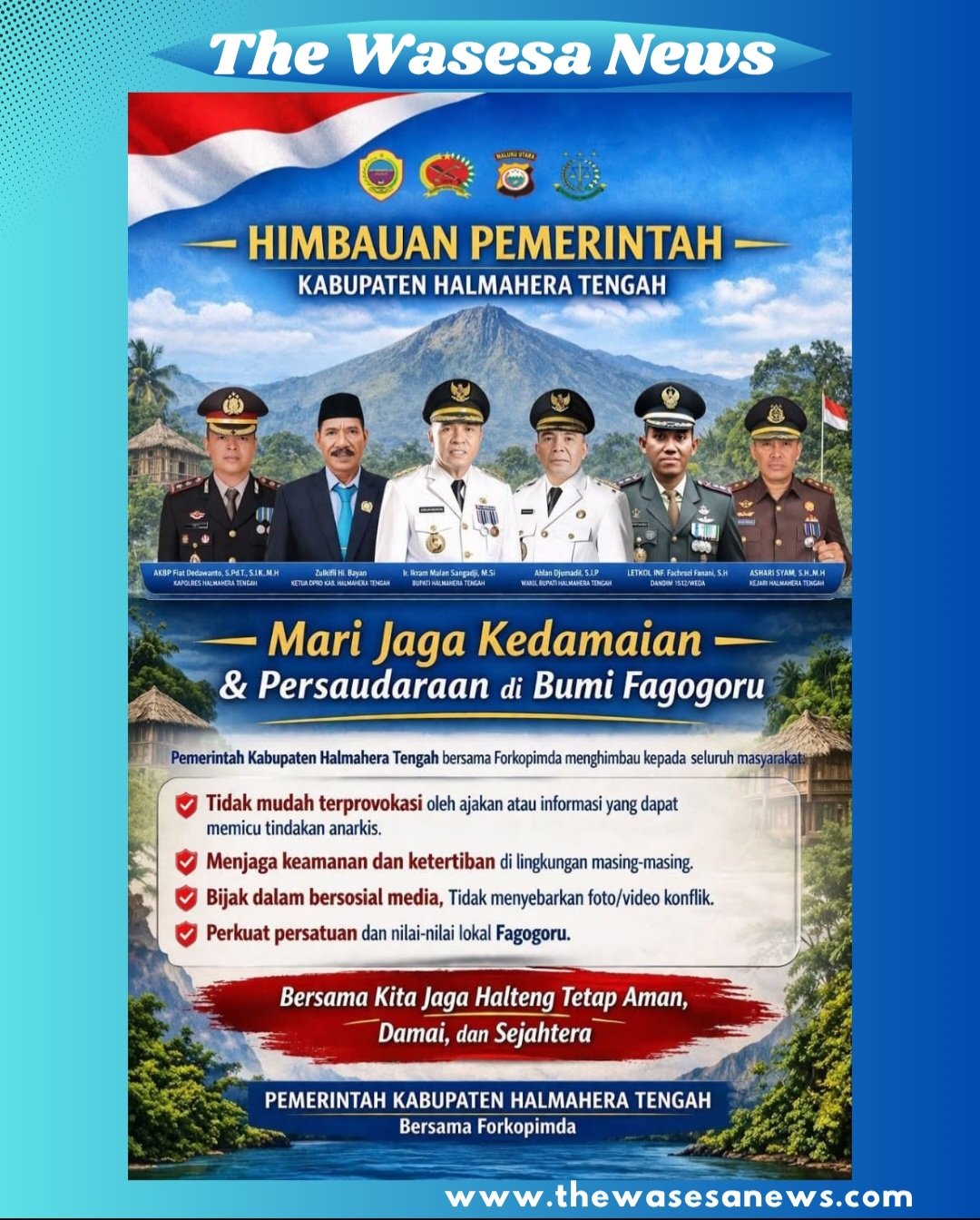 Suasana kebersamaan masyarakat di Weda, Halmahera Tengah, yang menjunjung tinggi nilai-nilai falsafah Fagogoru dalam kehidupan sehari-hari. - thewasesanews.com