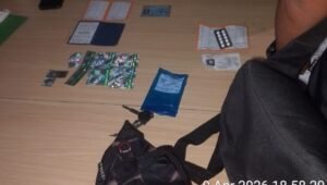 Tim Patroli Perintis Presisi Polres Metro Tangerang Kota saat mengamankan Dua Pria Bawa Obat Terlarang di Tangerang di kawasan Jalan TMP Taruna. - thewasesanews.com