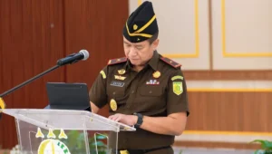 Wakajati Sumsel Pimpin Pelantikan Pejabat Eselon III dan IV Kejati Sumsel. - thewasesanews.com