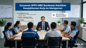 Karyawan SPPG MBG Banduarjo Keluhkan Kesejahteraan Kerja ke Manajemen. - thewasesanews.com