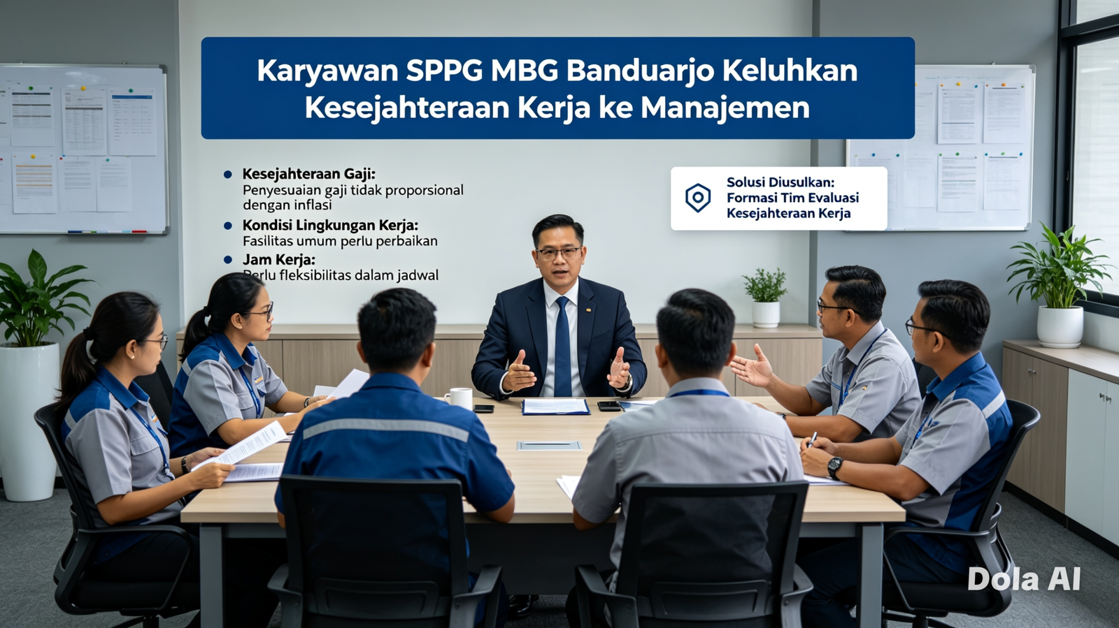 Karyawan SPPG MBG Banduarjo Keluhkan Kesejahteraan Kerja ke Manajemen. - thewasesanews.com
