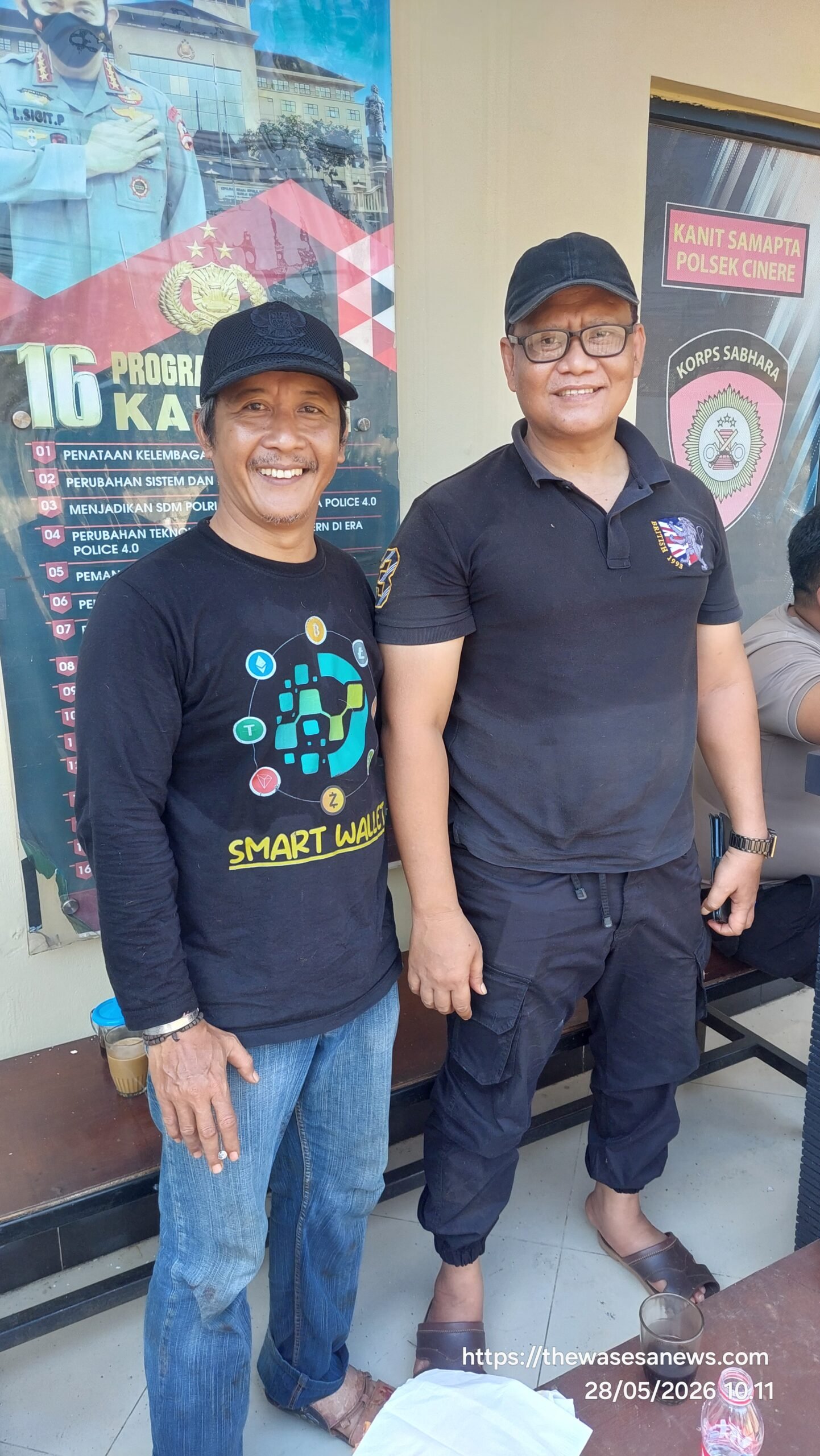 Polsek Cinere dan MWC NU Sembelih Hewan Kurban Idul Adha 1447 H. - thewasesanews.com
