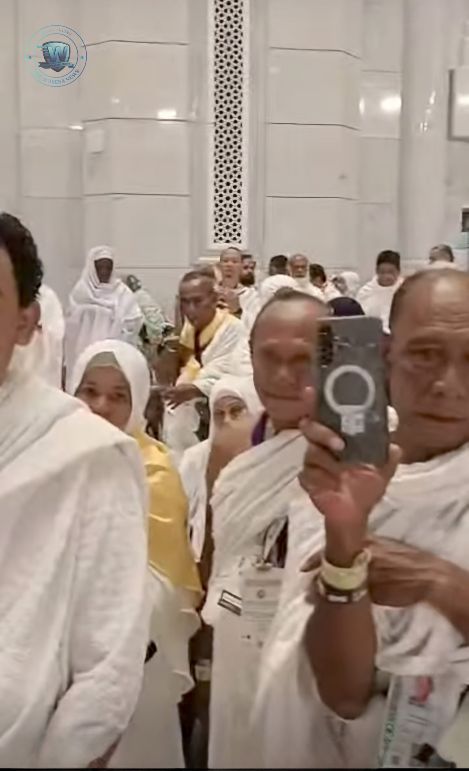 Jamaah Haji Halmahera Tengah Kloter 13 Selesaikan Umrah Wajib. - thewasesanews