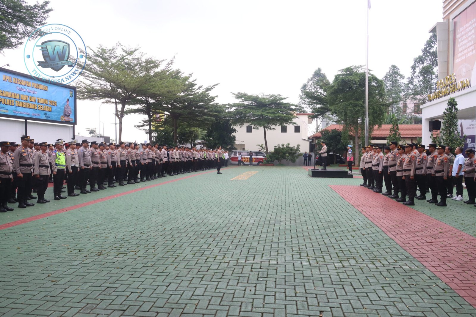 Polres Tangerang Selatan Siap Amankan May Day 2026. - thewasesanews.com