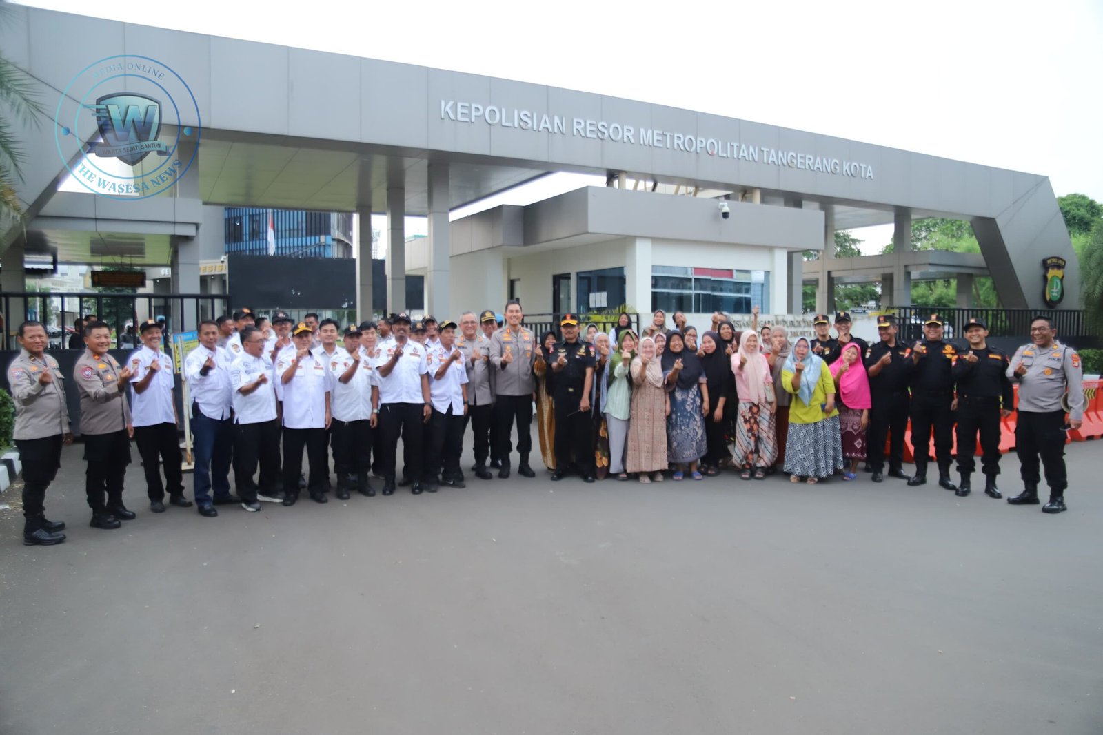 Polres Metro Tangerang Kota Gandeng Sabuk Kamtibmas dan Sosial. - thewasesanews.com