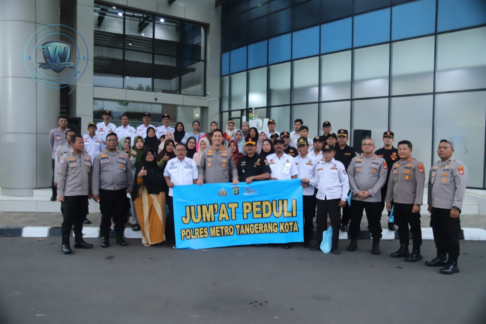 Polres Metro Tangerang Kota Gandeng Sabuk Kamtibmas dan Sosial. - thewasesanews.com