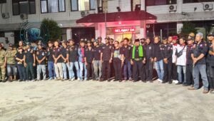 Polsek Pakuhaji dan Aliansi Ormas Sinergi Jaga Kamtibmas Tangerang. - thewasesanews.com