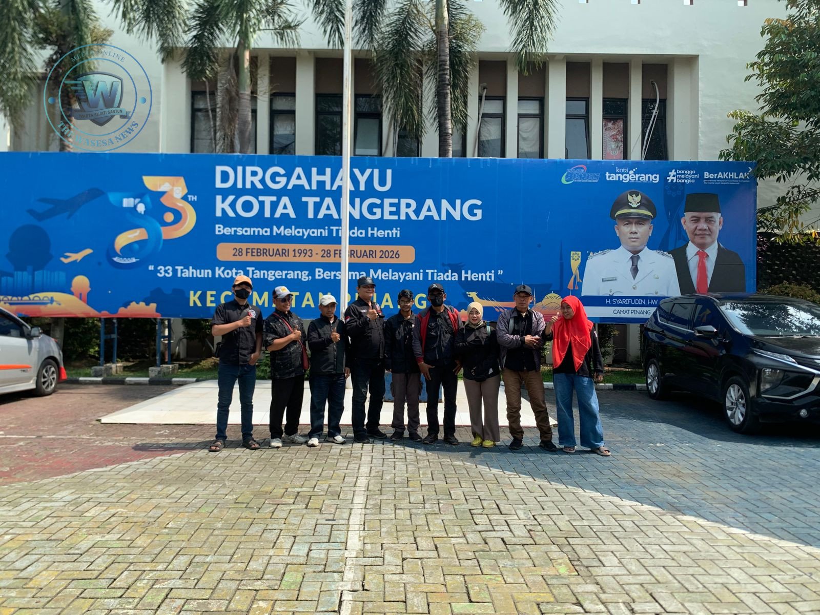 Laskar Sangidu Putih Sowan ke Camat Pinang Perkuat Sinergi. - thewasesanews.com