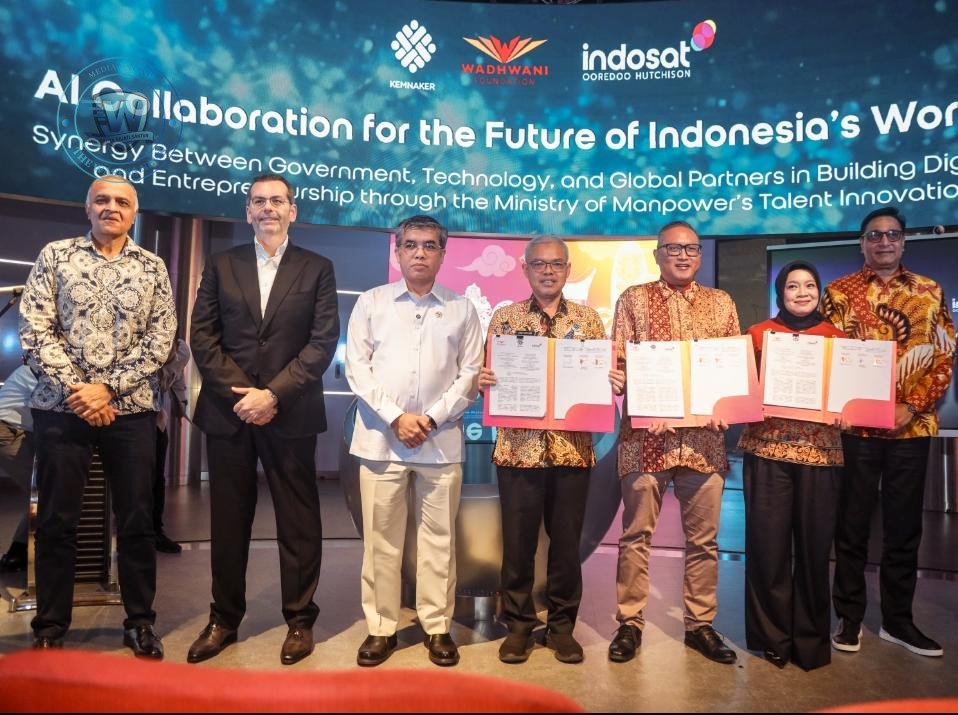 Kemnaker Gandeng Wadhwani dan Indosat Perkuat SDM Digital. - thewasesanews.com
