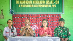 TMMD Ke-128 Kodim 1801/Manokwari Gelar Penyuluhan KB Sehat. - thewasesanews.com
