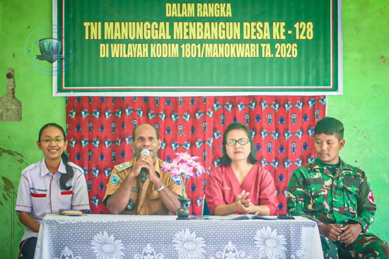 TMMD Ke-128 Kodim 1801/Manokwari Gelar Penyuluhan KB Sehat. - thewasesanews.com