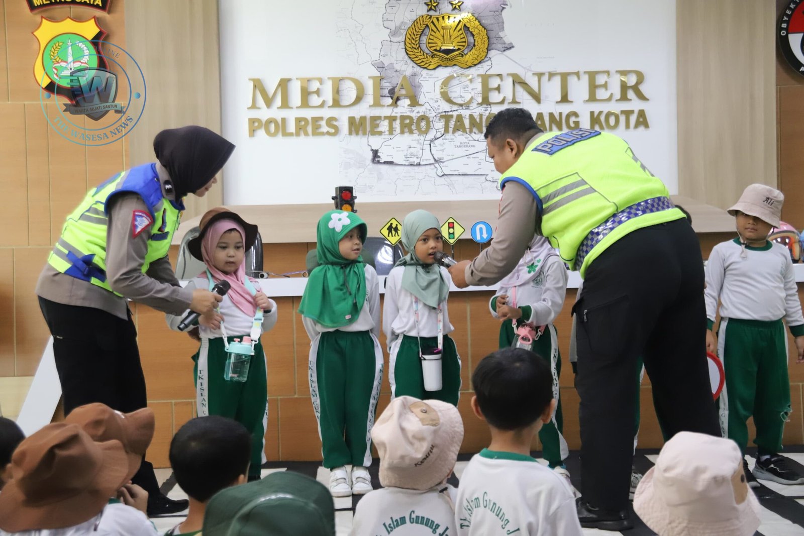 Sat Lantas Polres Metro Tangerang Kota Gelar Polisi Sahabat Anak. - thewasesanews.com