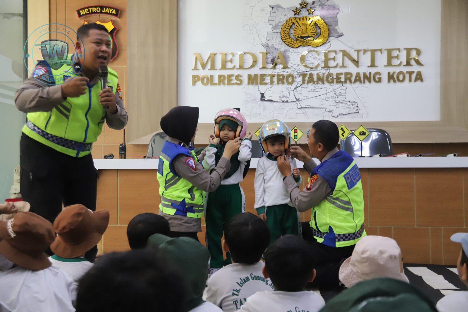 Sat Lantas Polres Metro Tangerang Kota Gelar Polisi Sahabat Anak. - thewasesanews.com