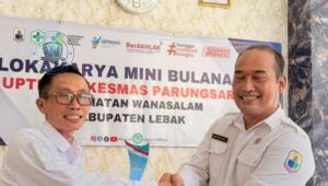 Sertijab Kepala Puskesmas Parungsari Wanasalam Lebak 2026. - thewasesanews.com