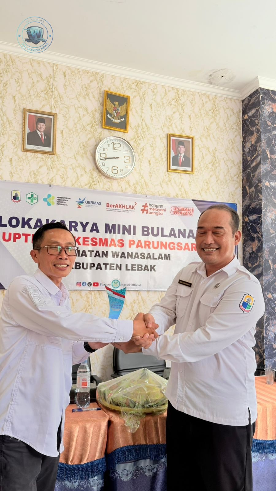 Sertijab Kepala Puskesmas Parungsari Wanasalam Lebak 2026. - thewasesanews.com