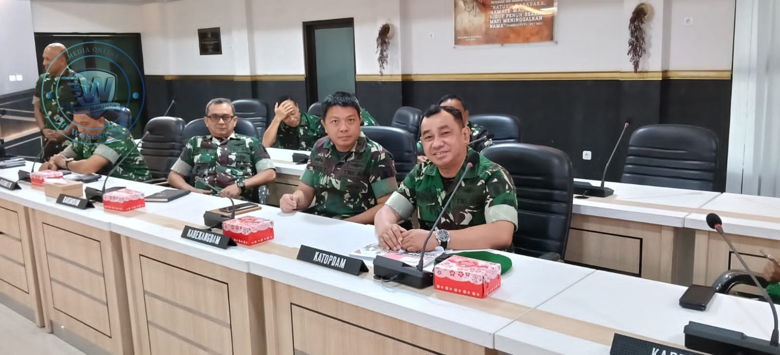 Letkol Muhammad Sadly Kawal Pembangunan KMP Yon TP Kodam XXIII. - thewasesanews.com