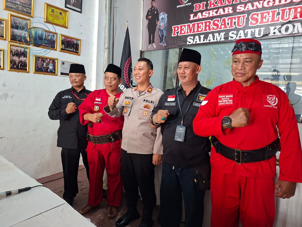 Ditbinmas Polda Metro Jaya Kunjungi Markas Laskar Sangidu Putih. - thewasesanews.com