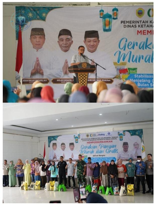 Bupati Ikram M Sangadji Gelar Pangan Gratis Ramadhan di Weda Halteng. - thewasesanews.com