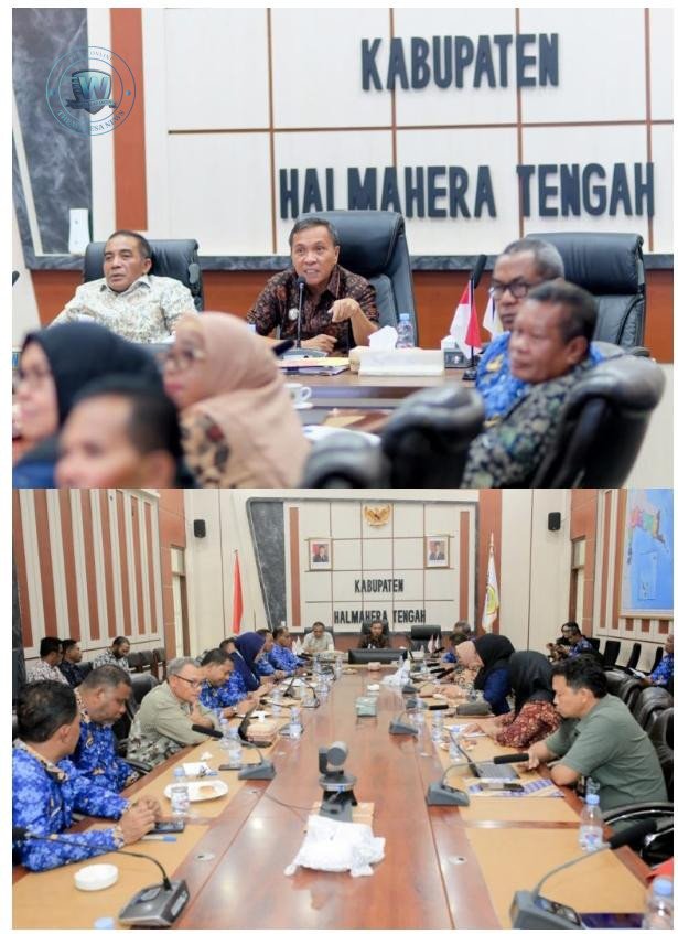 Bupati Halteng Pimpin Rapat Persiapan Sembako Gratis Ramadhan 2026. - thewasesanews.com