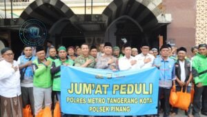 Kapolres Metro Tangerang Kota Gelar Jumat Curhat di Masjid Al Mubarok. - thewasesanews.com/kategori/polri