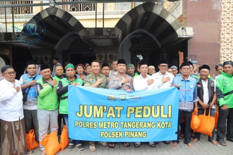 Kapolres Metro Tangerang Kota Gelar Jumat Curhat di Masjid Al Mubarok. - thewasesanews.com/kategori/polri