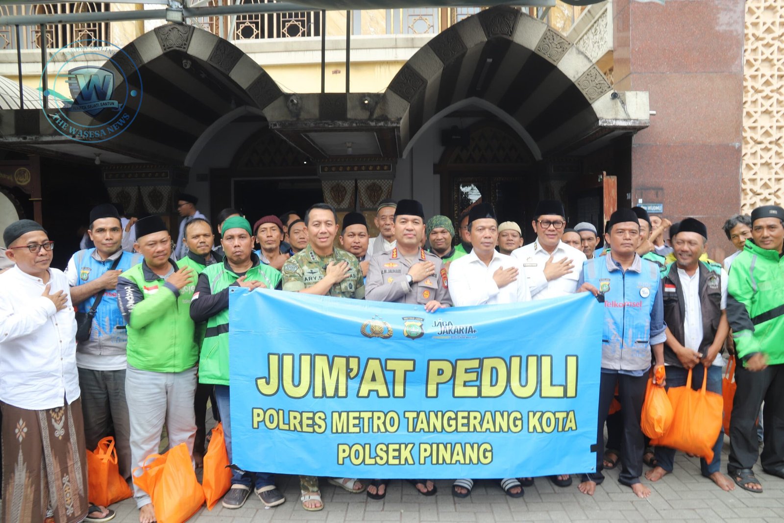 Kapolres Metro Tangerang Kota Gelar Jumat Curhat di Masjid Al Mubarok. - thewasesanews.com/kategori/polri