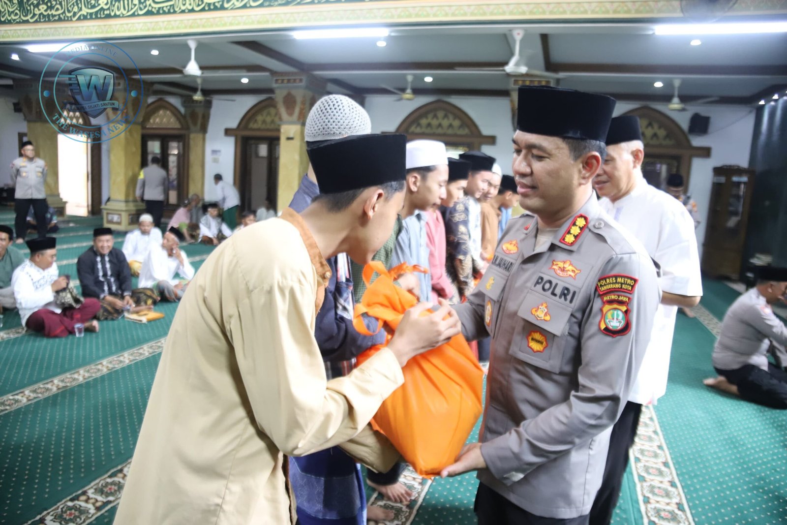 Kapolres Metro Tangerang Kota Gelar Jumat Curhat di Masjid Al Mubarok. - thewasesanees.com