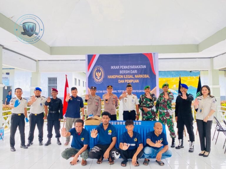 Rutan Kelas IIB Weda Razia Gabungan TNI-Polri Berantas Narkoba & HP. - thewasesanews.com