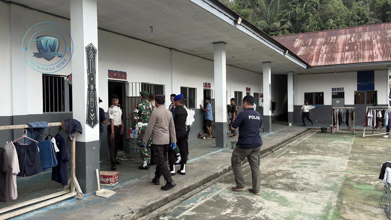 Rutan Kelas IIB Weda Razia Gabungan TNI-Polri Berantas Narkoba & HP. - thewasesanews.com