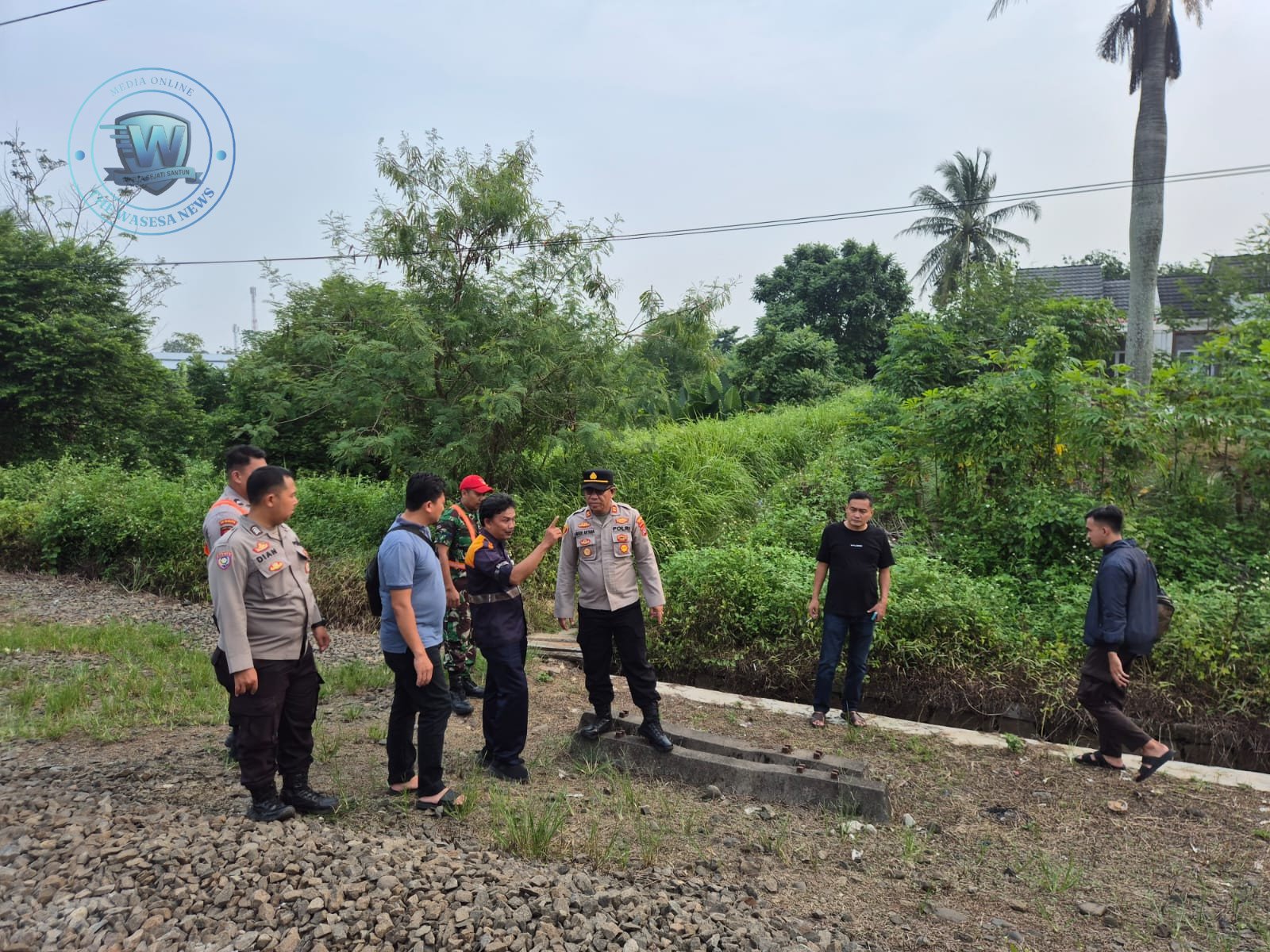 Polresta Tangerang Selidiki Pencurian Kabel Sinyal di Stasiun Daru. - thewasesanews.com