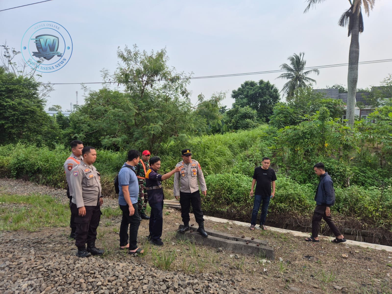 Polresta Tangerang Selidiki Pencurian Kabel Sinyal di Stasiun Daru. - thewasesanews.com