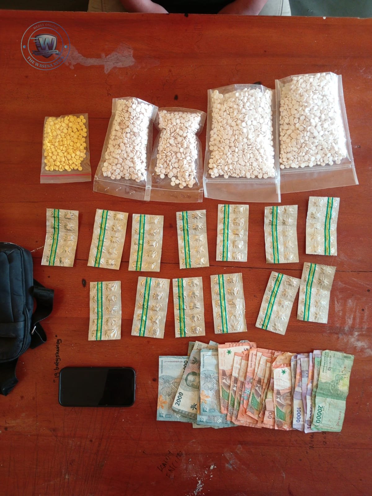 Polsek Pakuhaji Sita 6.000 Obat Keras Ilegal dan Tangkap Pengedar. - thewasesanews.com