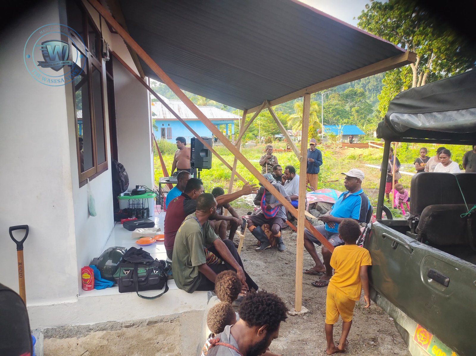Warga Tanah Rubah Apresiasi Satgas TMMD Ke-128 Kodim 1801 Manokwari. - thewasesanews.com