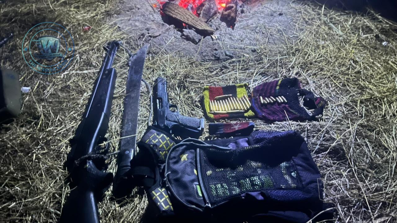 Satgas Koops TNI Habema Sita Senjata dan Amunisi OPM di Distrik Wame. - thewasesanews.com