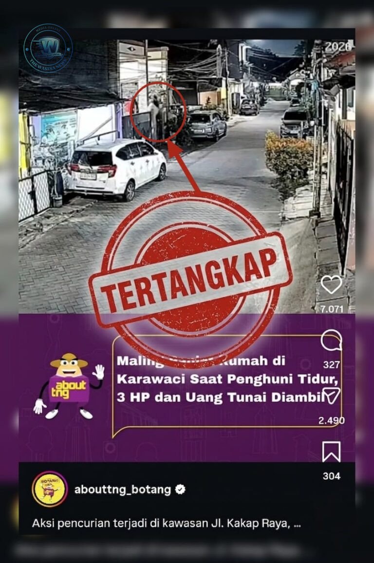 Polsek Karawaci Bekuk Spesialis Curat Rumah, Tiga Handphone Disita. - thewasesanews.com