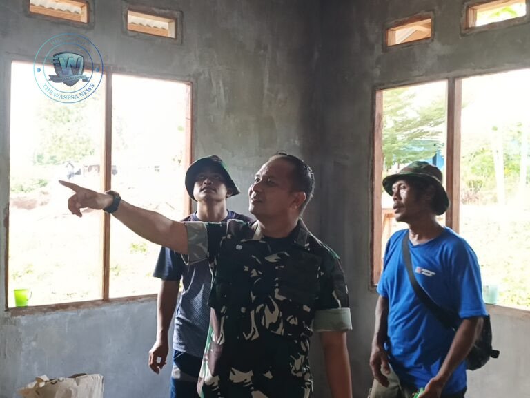 Dandim 1801 Manokwari Tinjau Progres RTLH TMMD 128 di Tanah Rubah. - thewasesanews.com