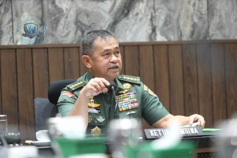 Kasad Pimpin Rapat Tutup Buku 2025 Yayasan Dhekarta di Mabesad. - thewasesanews.com