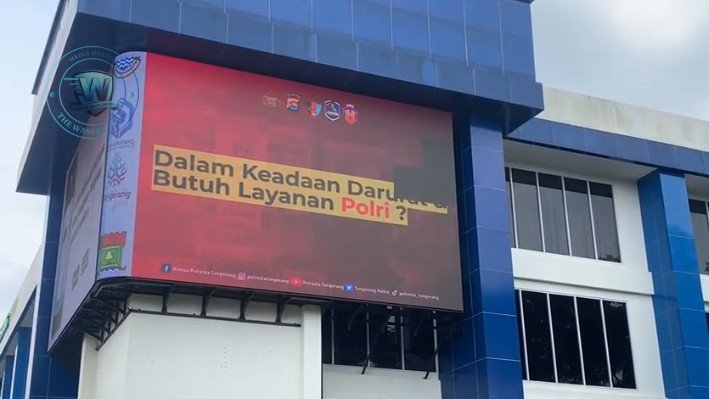 Polresta Tangerang Masifkan Sosialisasi Call Center 110 Lewat Videotron. - thewasesanews.com