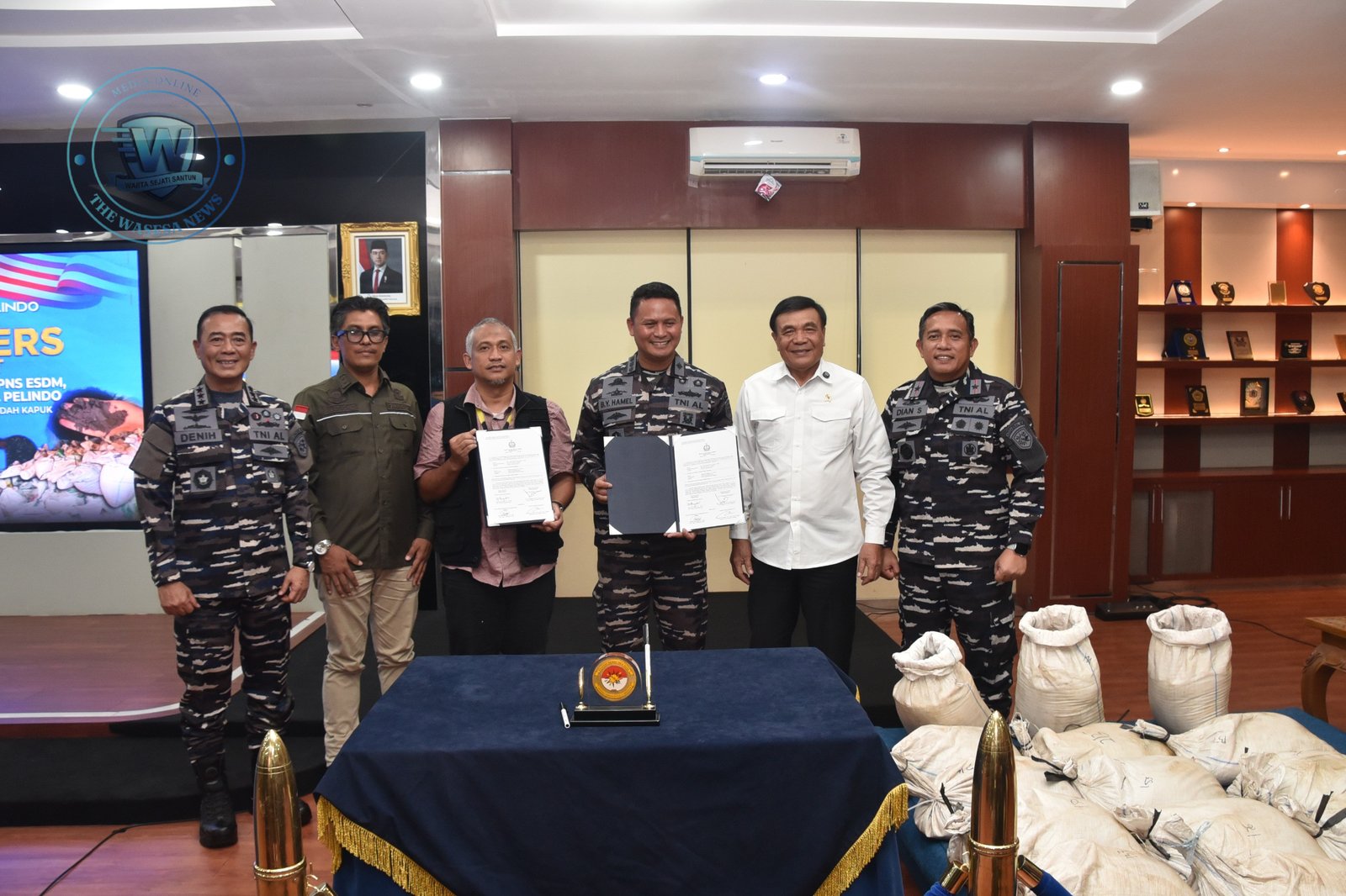 TNI AL Gagalkan Distribusi Pasir Timah Ilegal dan Selamatkan Rp14,7 T. - thewasesanews.com